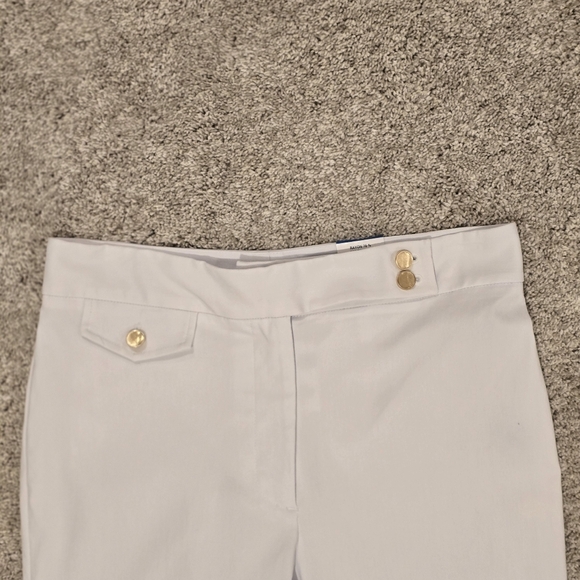 J McLaughlin White Anisa cropped pant NWT Size 4 - Picture 5 of 11